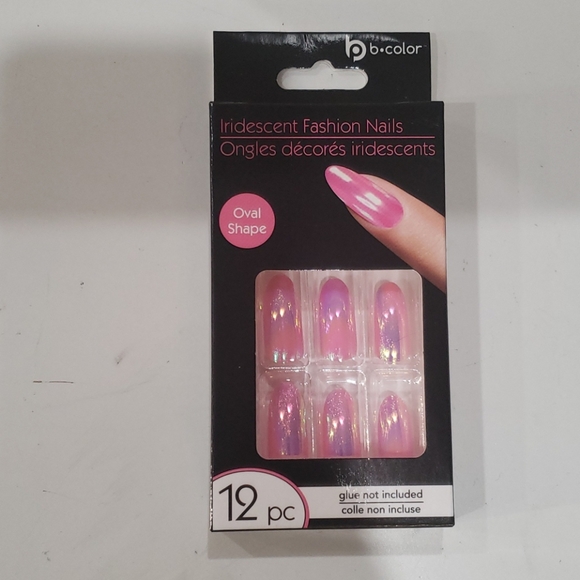 Iridescent Fashion Nails Oval Shape 12 pc - Picture 2 of 2